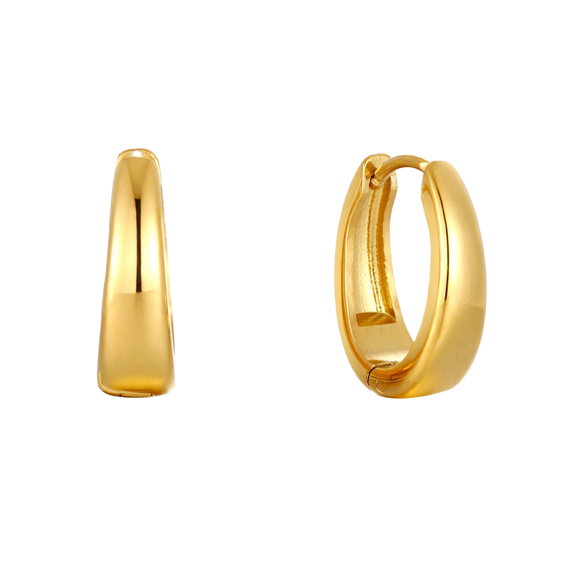 Polished Teardrop Earrings