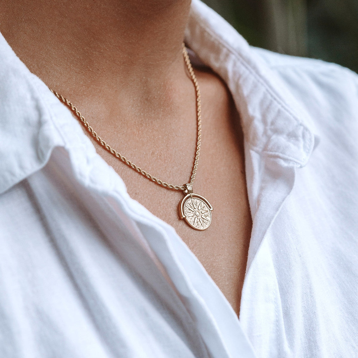Sunburst Pendant Necklace