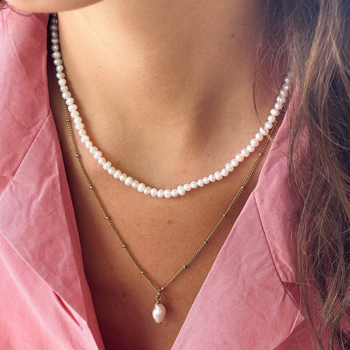 Seed Pearl Choker
