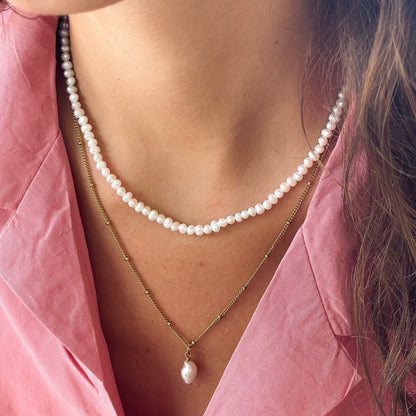 Seed Pearl Choker
