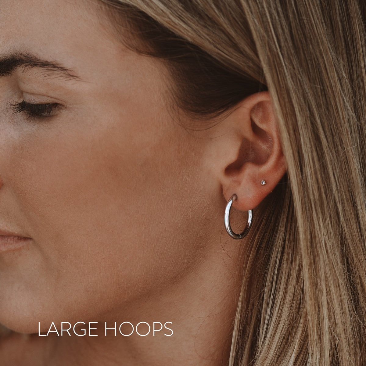 Everyday Polished Hoops