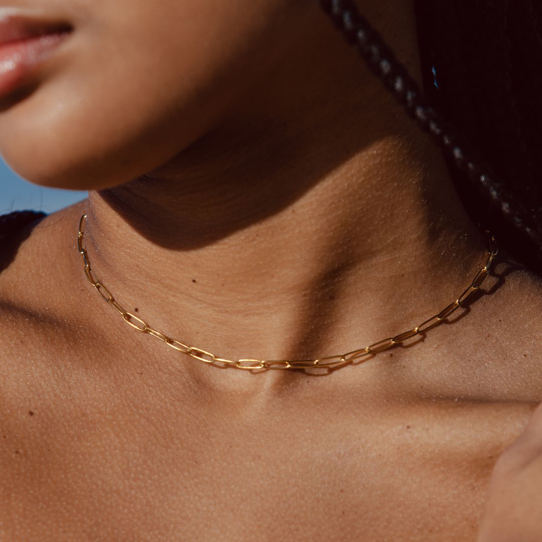 Paperclip Link Choker