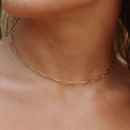 Paperclip Link Choker