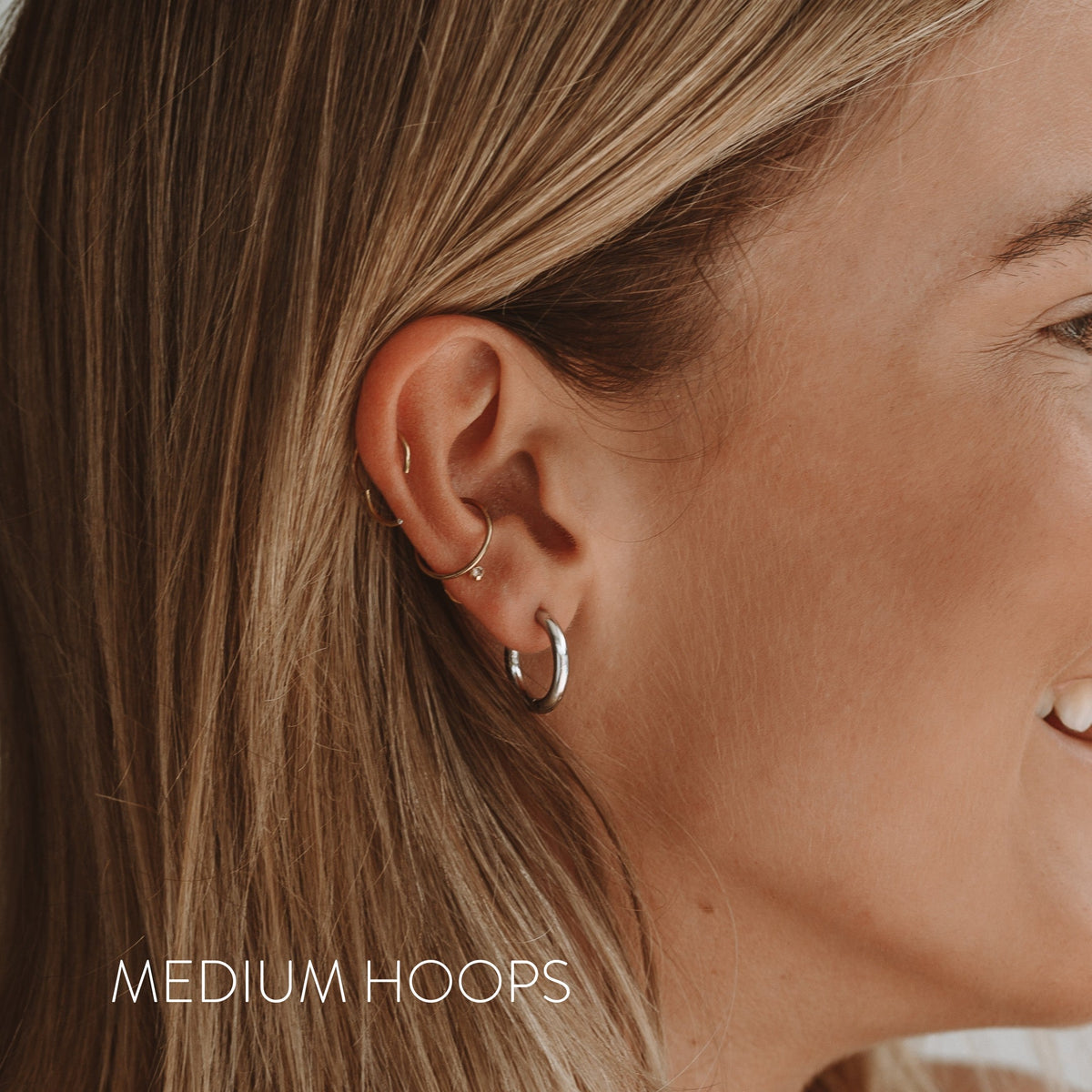 Everyday Polished Hoops