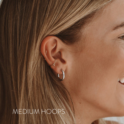 Everyday Polished Hoops