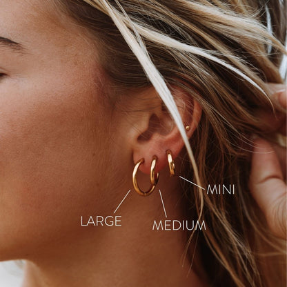 Everyday Polished Hoops