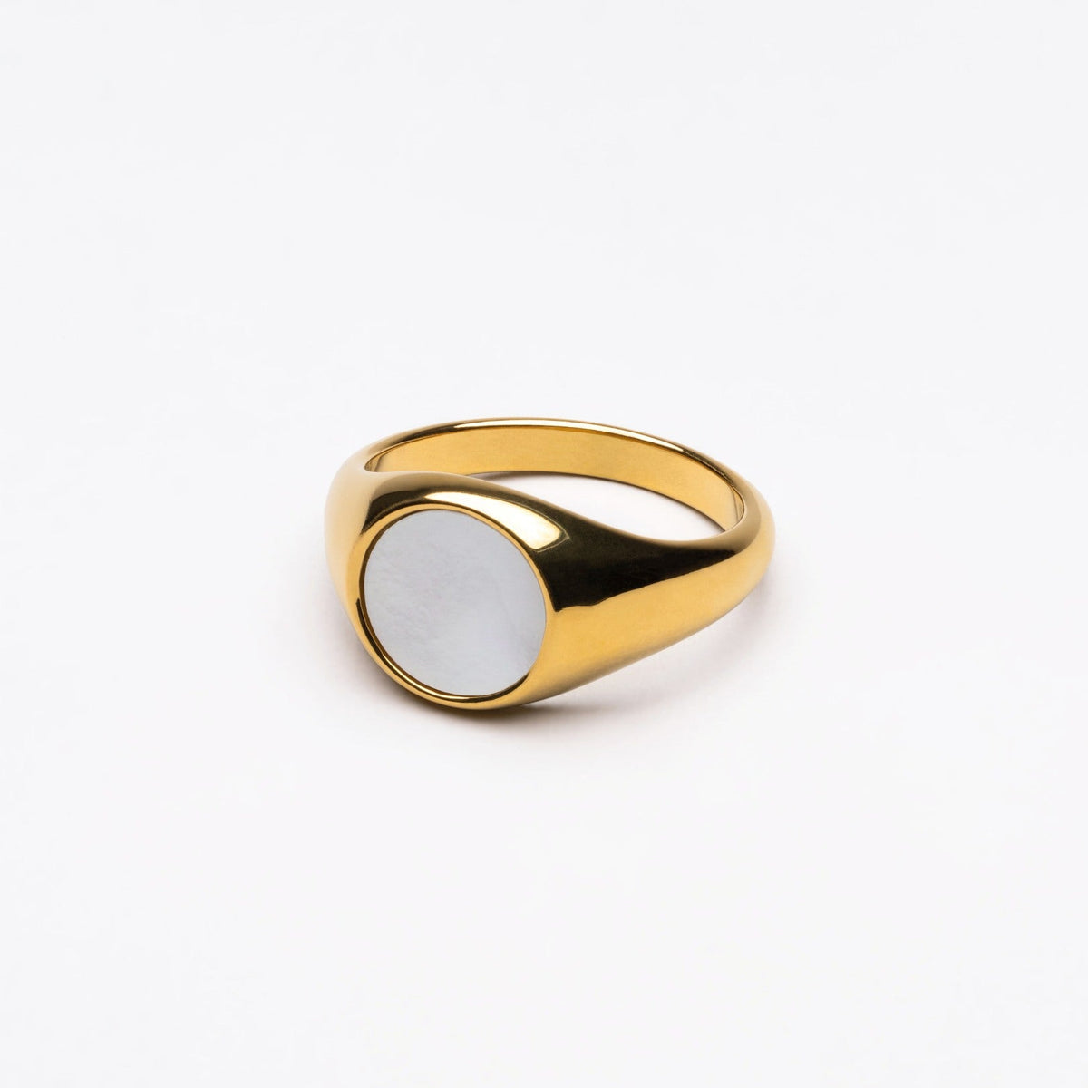 Iridescent Mother-of-Pearl Ring