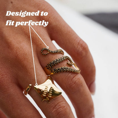 Wrapped Tentacle Ring
