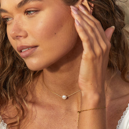 Baroque Pearl Strand Choker