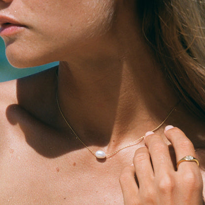 Baroque Pearl Strand Choker