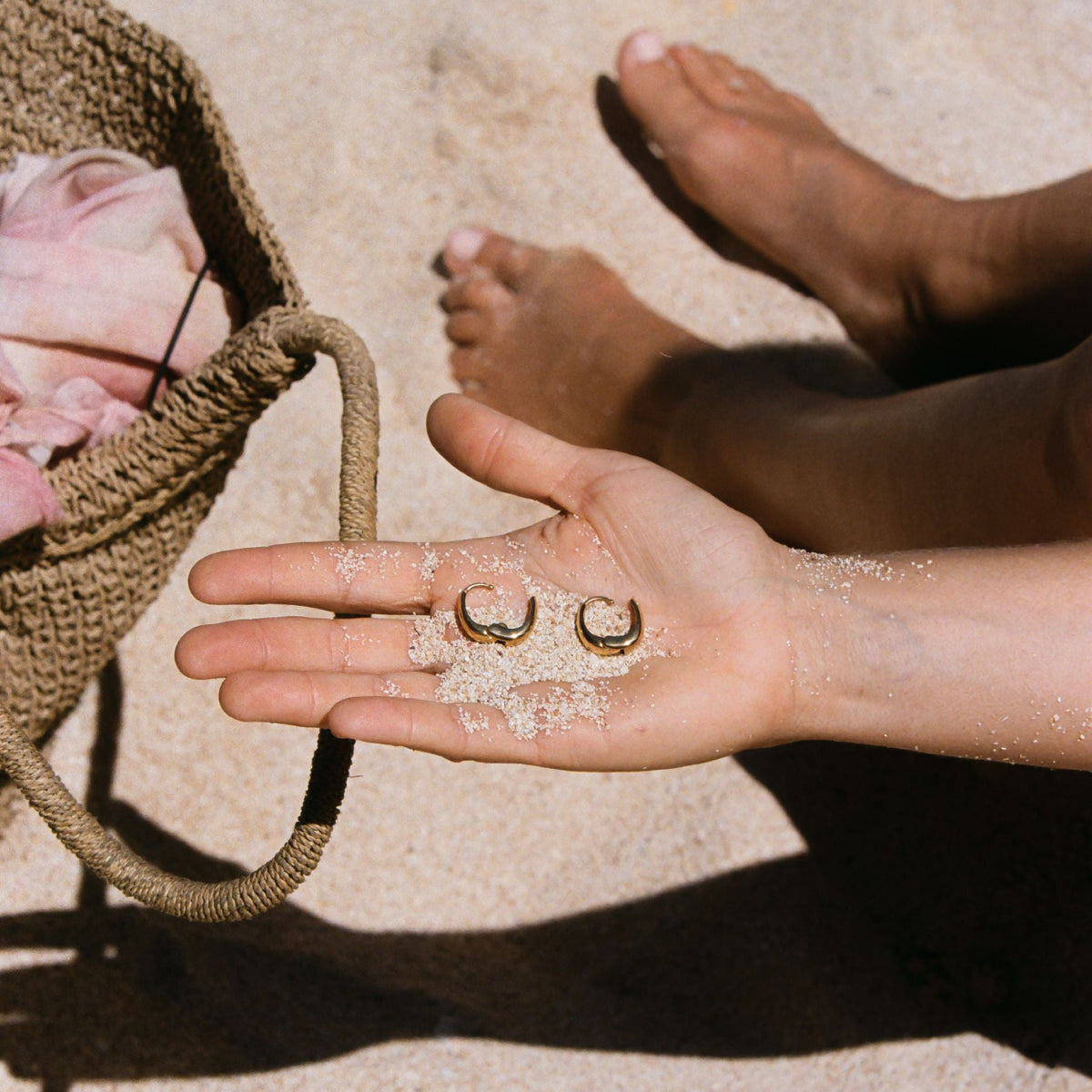 Polished Teardrop Earrings