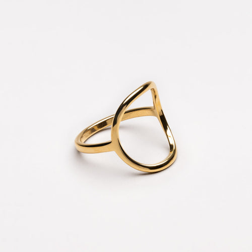 Minimal Oval Dome Ring