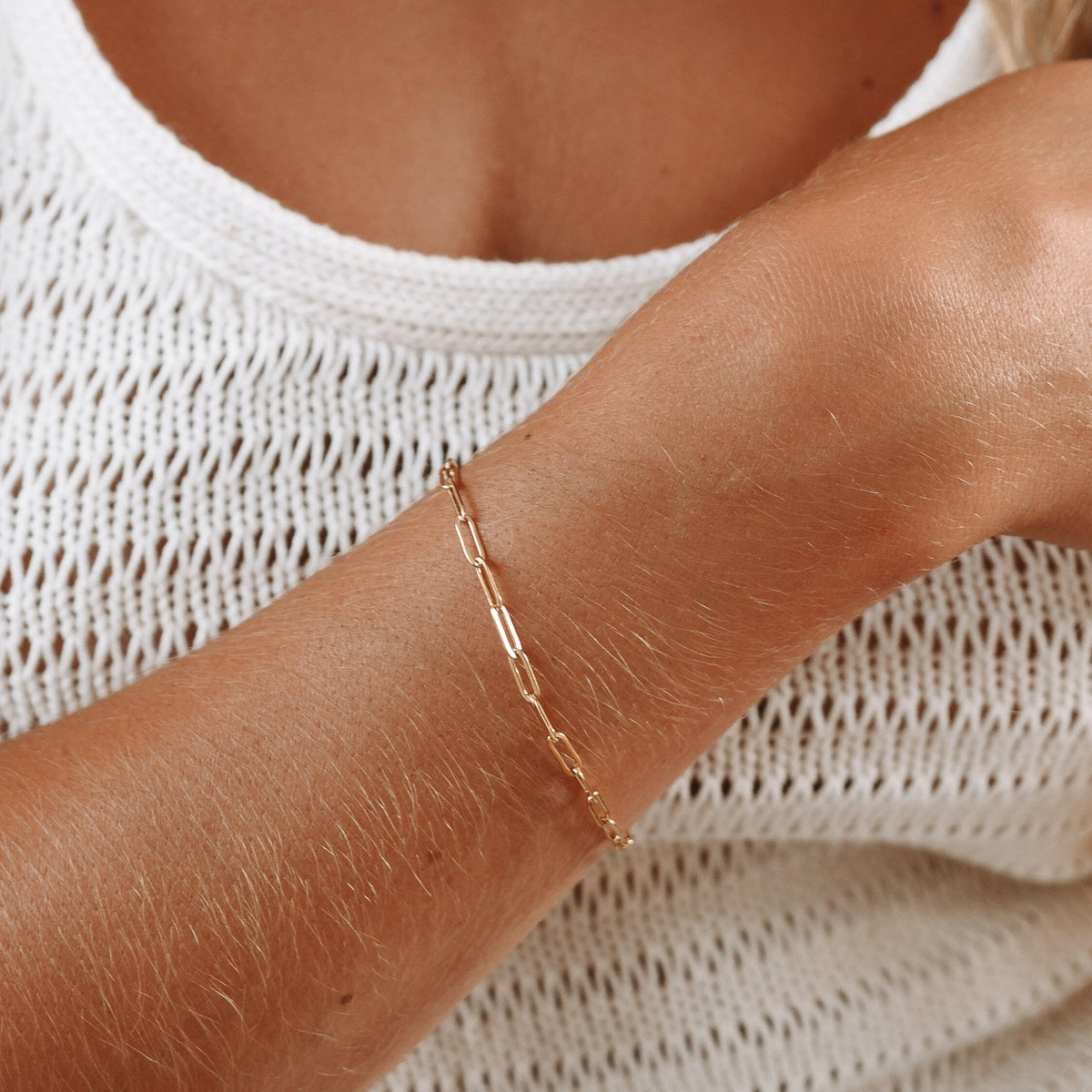 Paperclip Link Bracelet