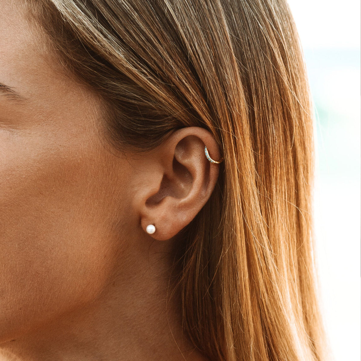 Petite Pearl Studs