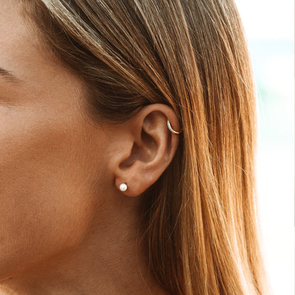 Petite Pearl Studs