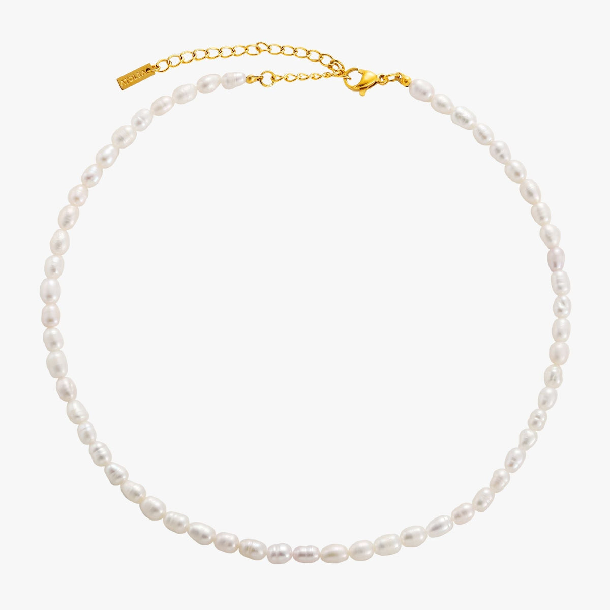 Hand-Strung Pearl Choker