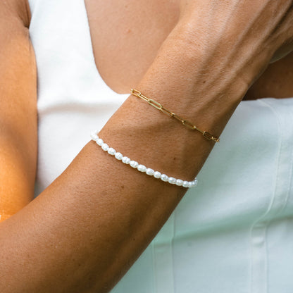 Hand-Strung Pearl Bracelet