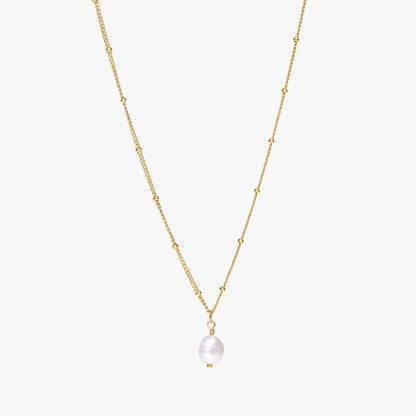Single Baroque Pearl Necklace