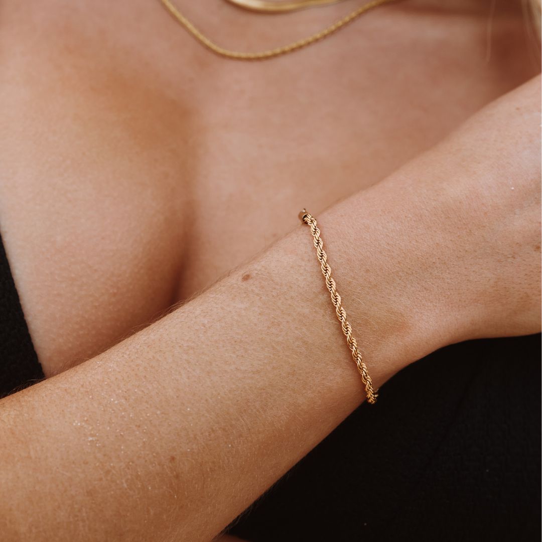 Twisted Rope Chain Bracelet