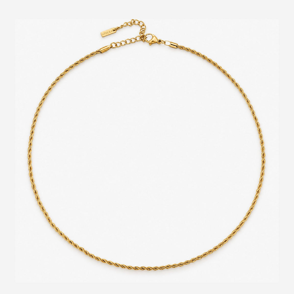 Twisted Rope Chain Choker