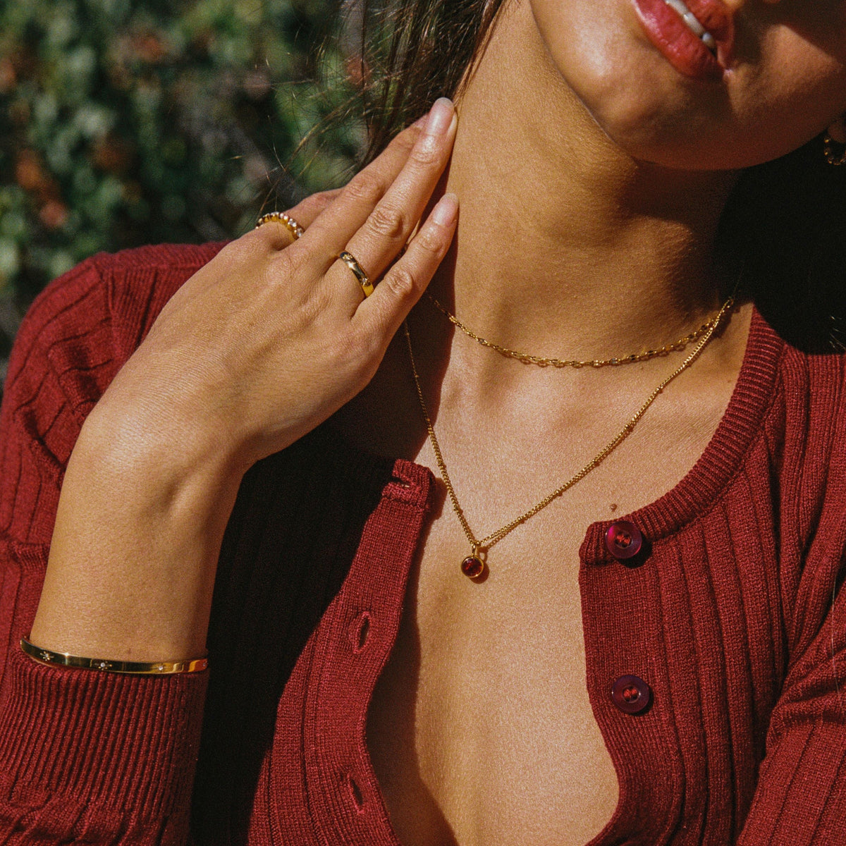 Birth Month Stone Necklace
