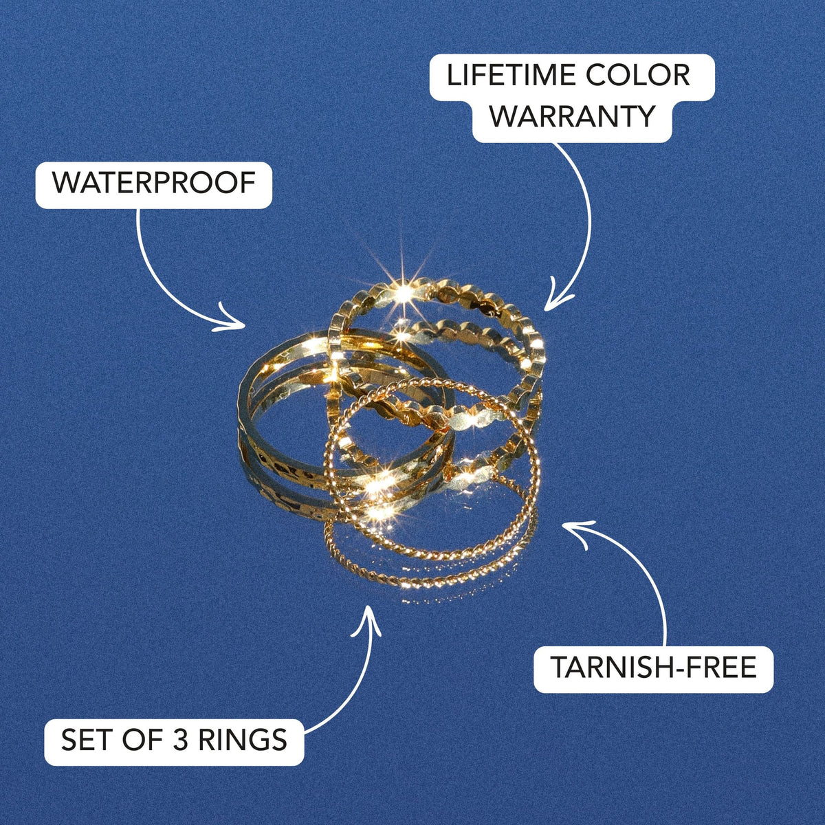 Trio Stacking Ring Set