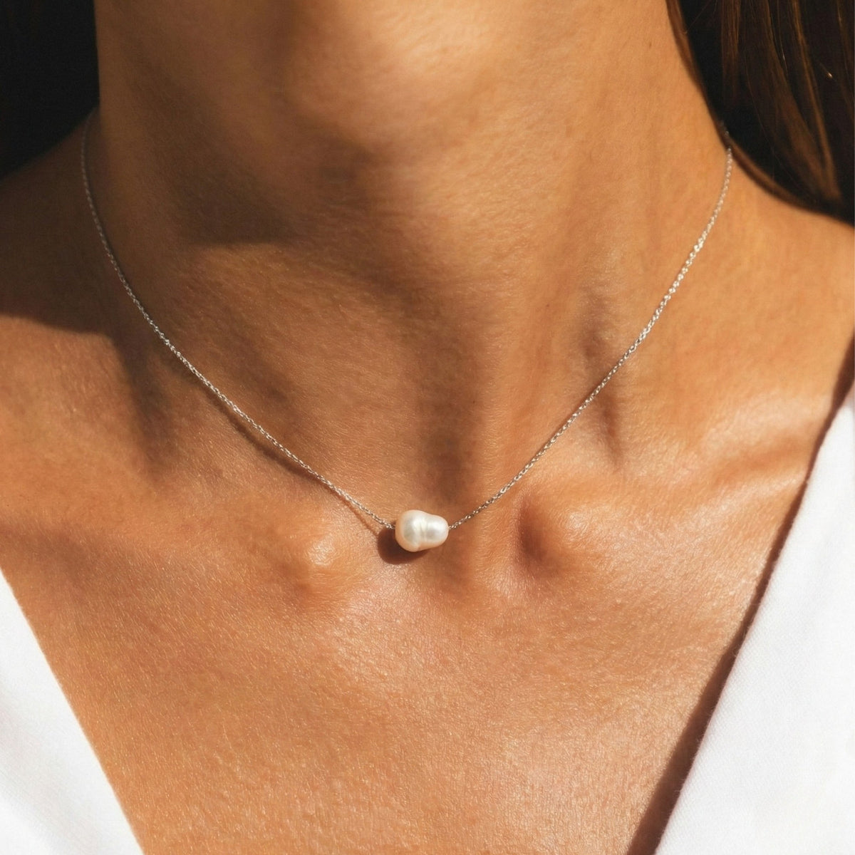 Baroque Pearl Strand Choker