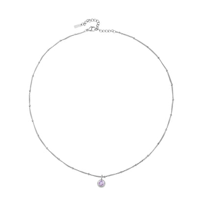 Birth Month Stone Necklace