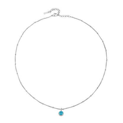 Birth Month Stone Necklace