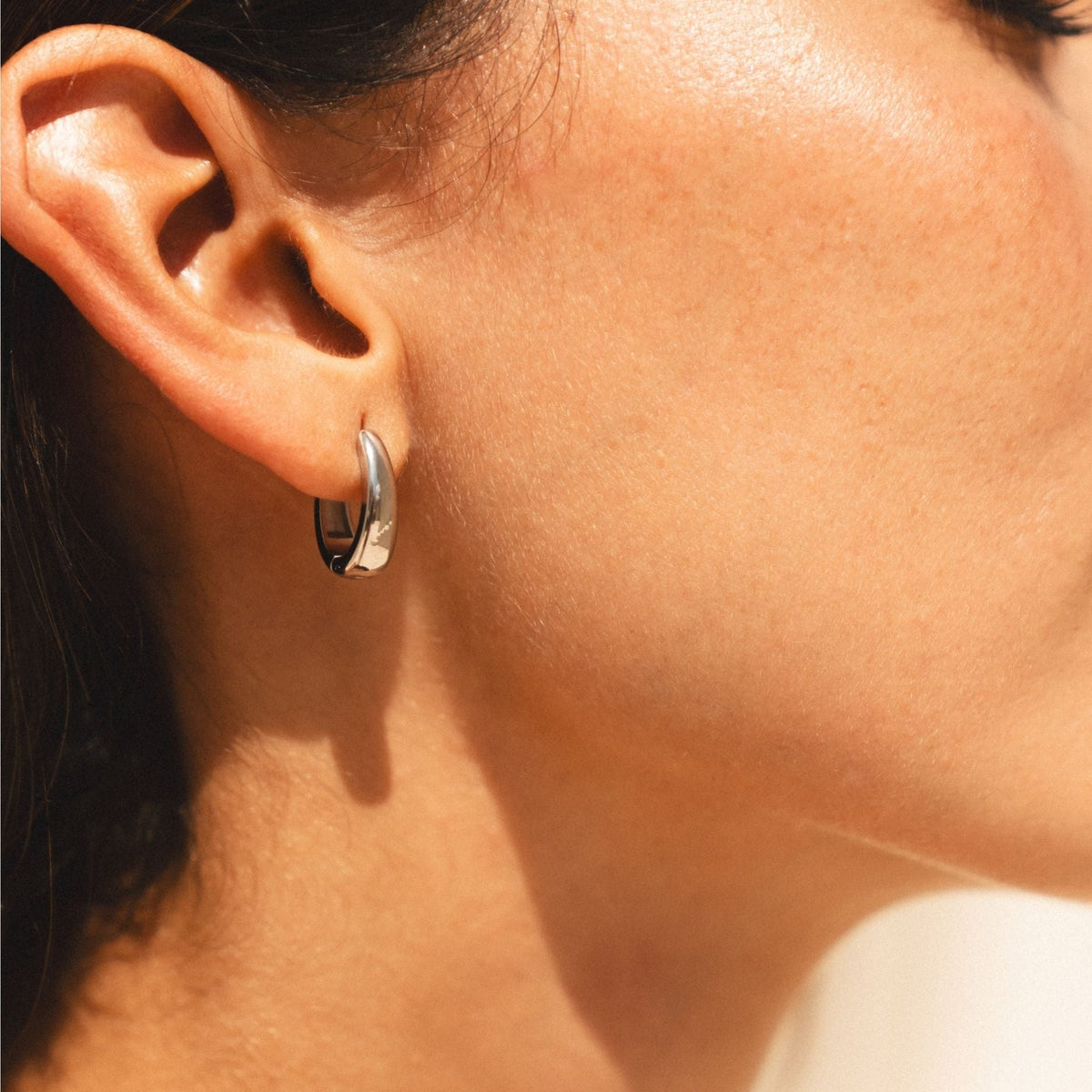Polished Teardrop Earrings