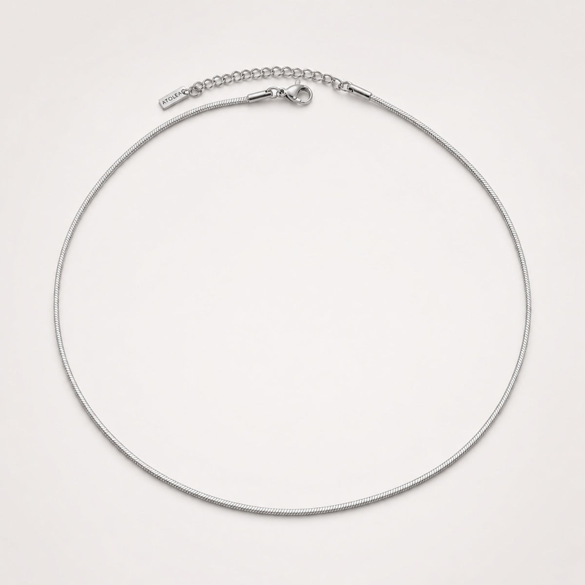 Sleek Snake Chain Choker