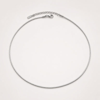 Sleek Snake Chain Choker