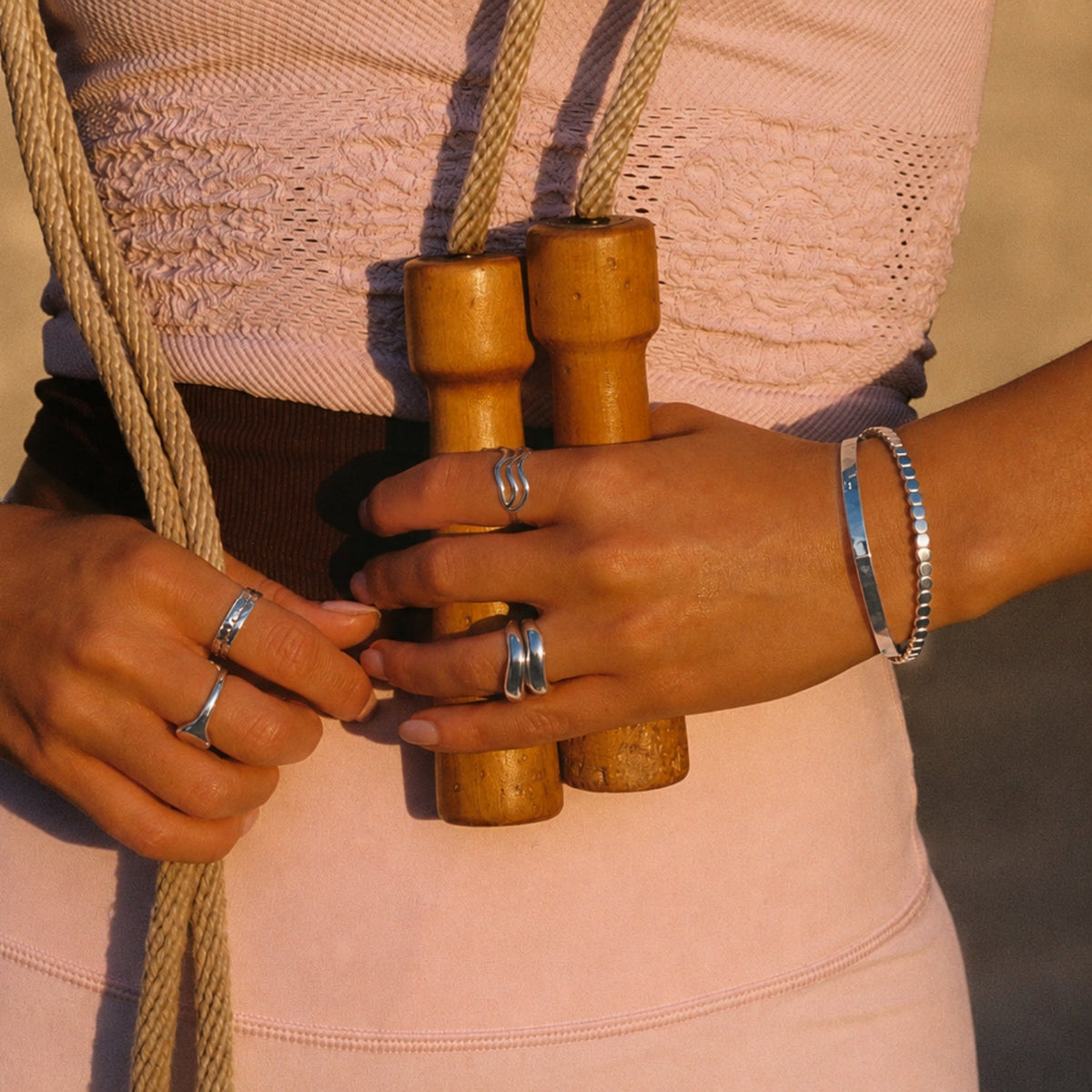 Sunlit Hammered Cuff