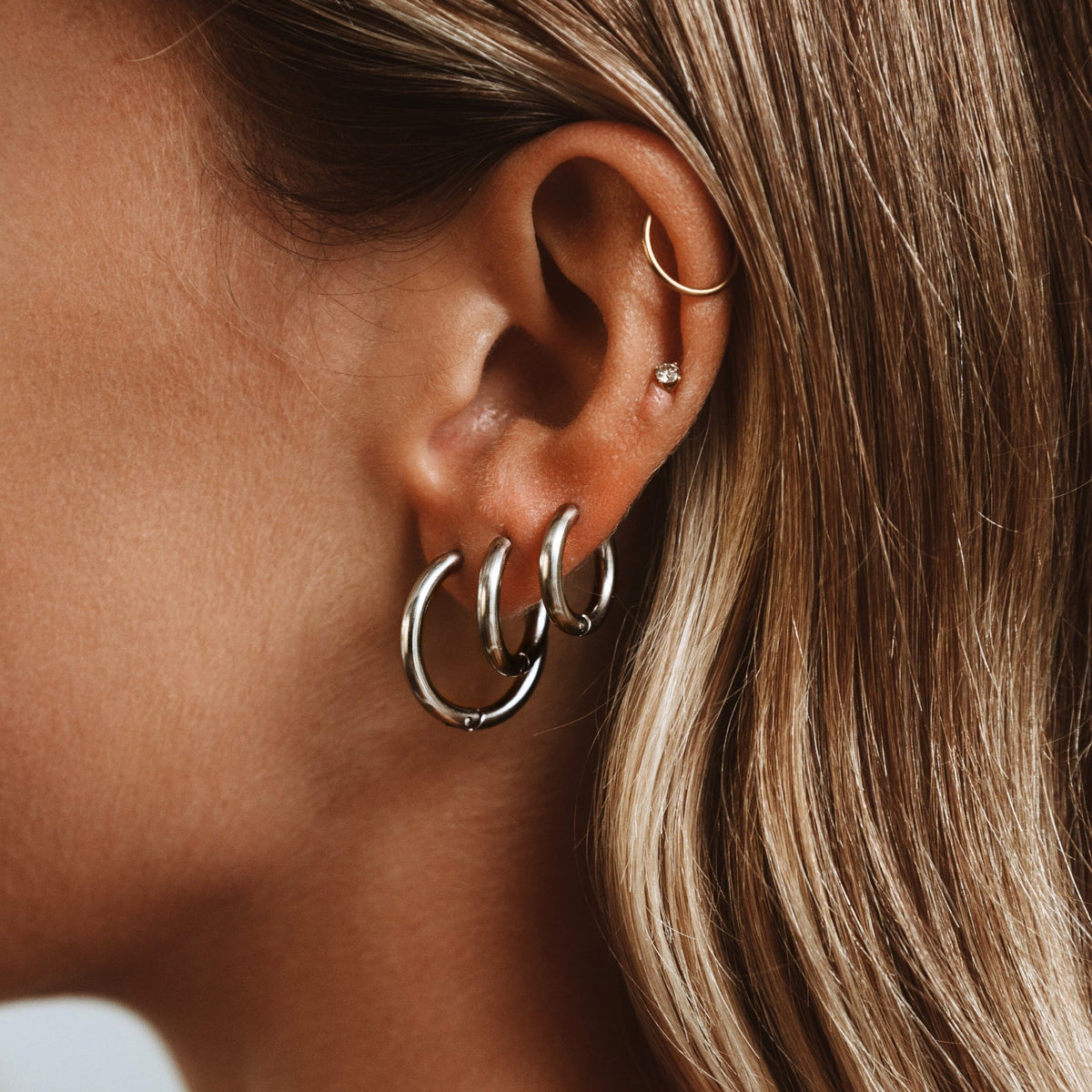 Everyday Polished Hoops