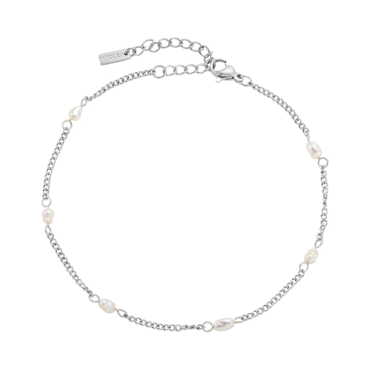 Dainty Pearl Station Bracelet