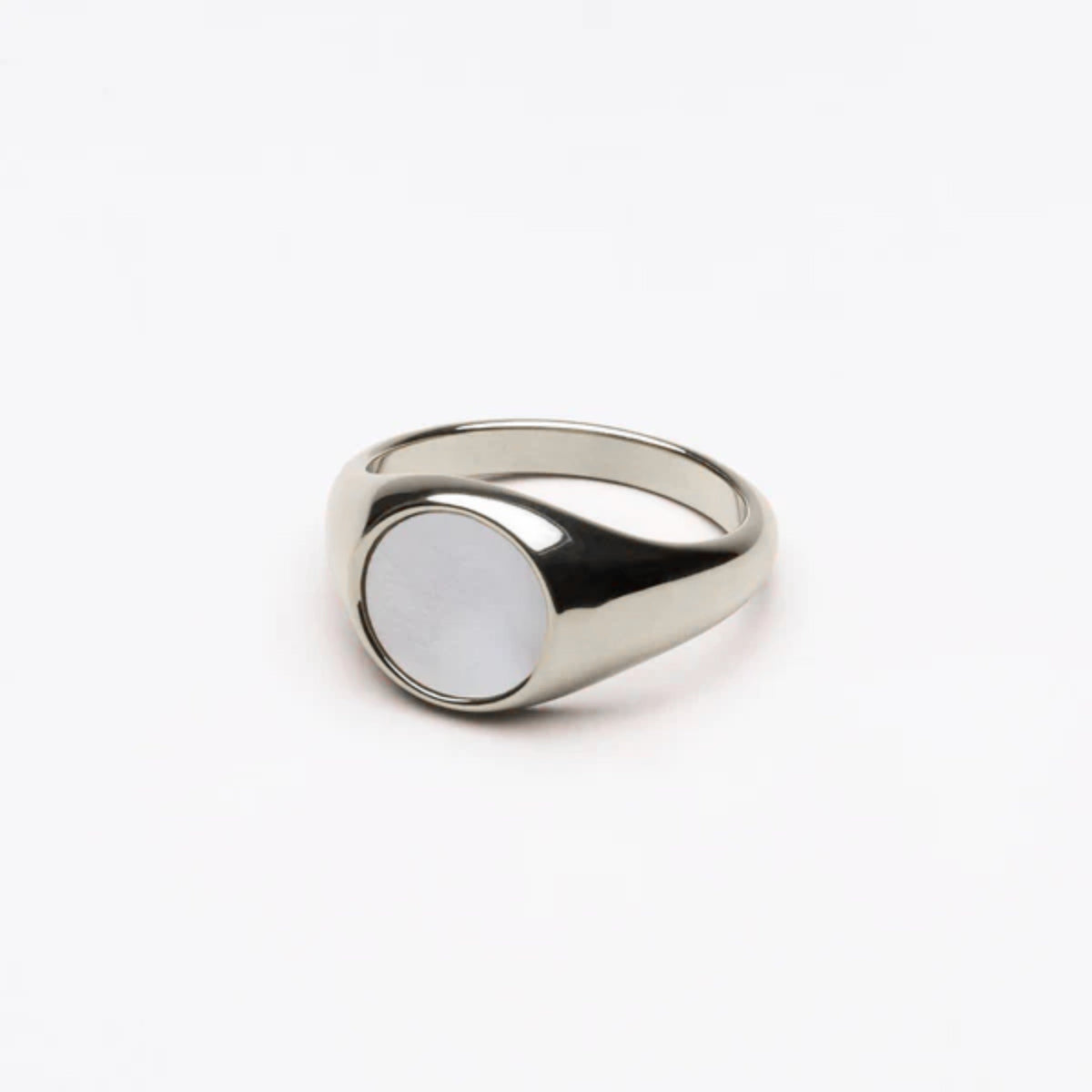 Iridescent Mother-of-Pearl Ring