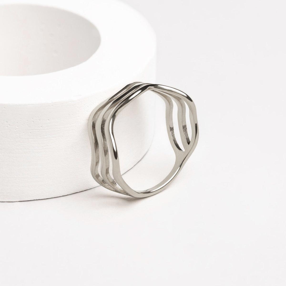 Triple Wave Ring