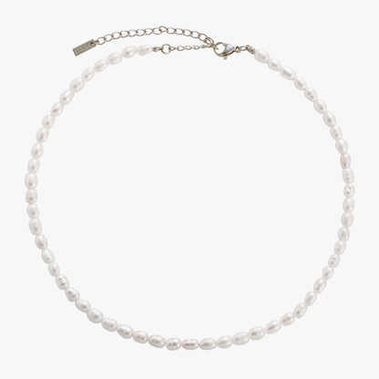 Hand-Strung Pearl Choker