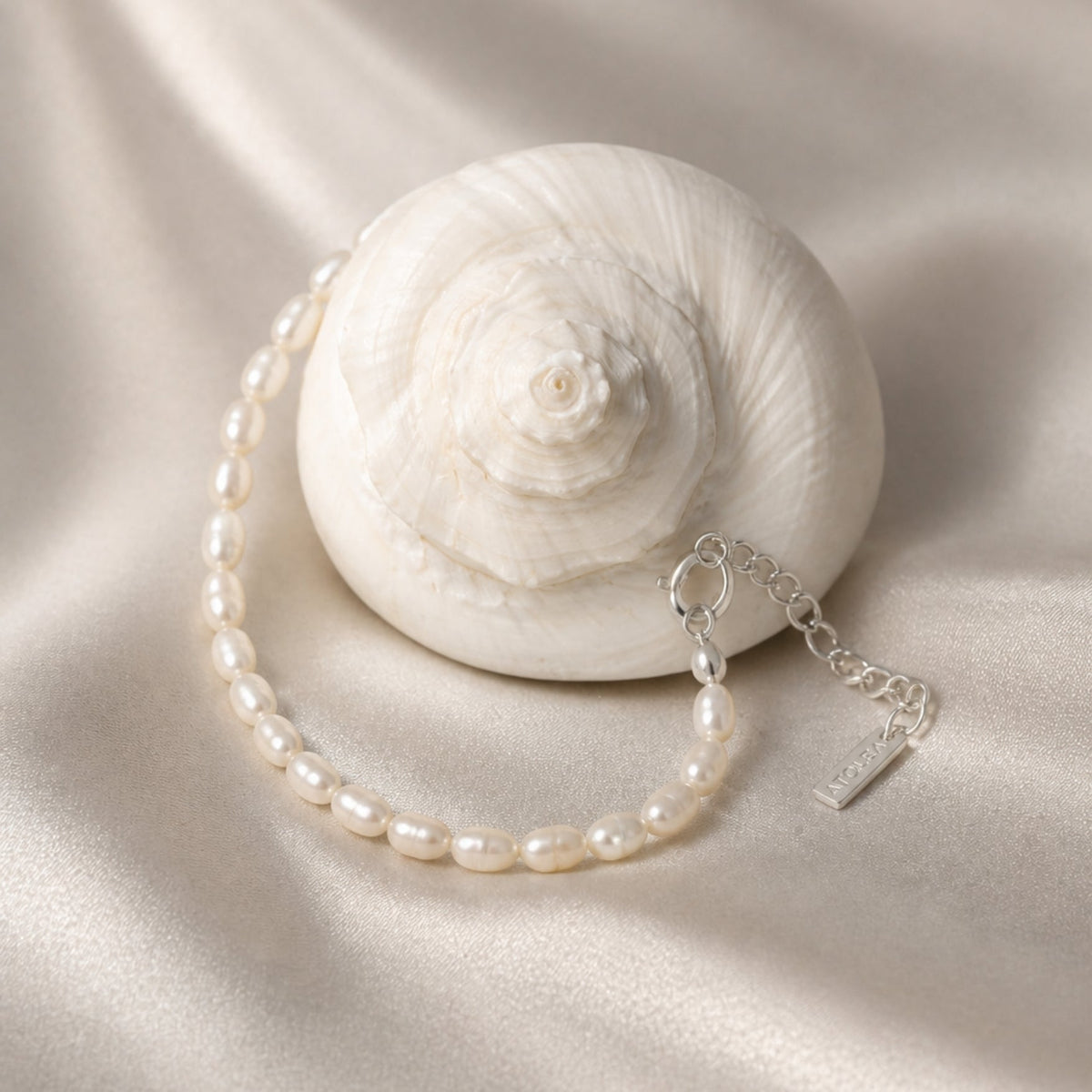 Hand-Strung Pearl Bracelet