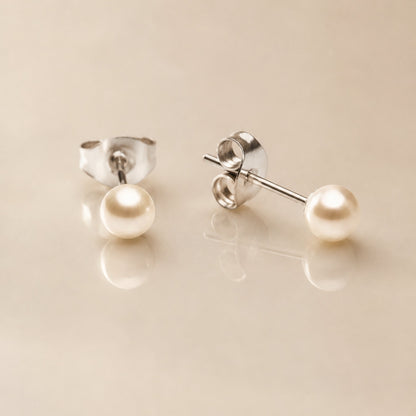 Petite Pearl Studs