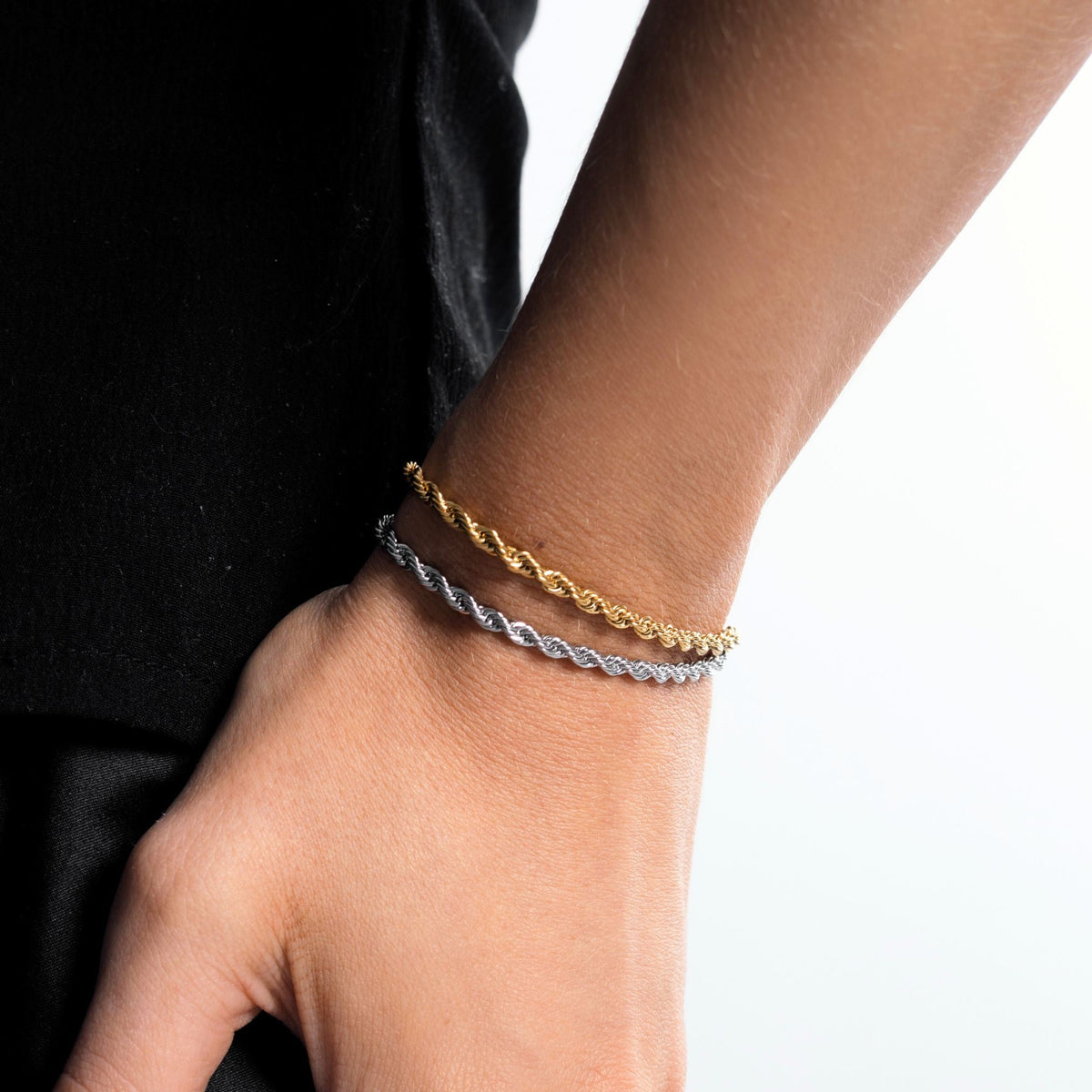 Twisted Rope Chain Bracelet