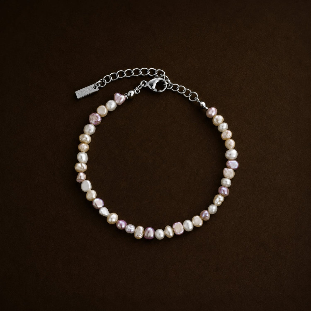 Blush Pink Pearl Anklet