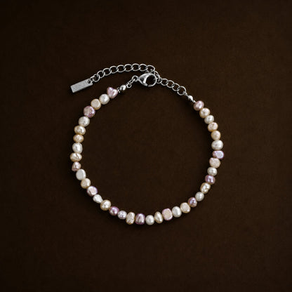 Blush Pink Pearl Anklet