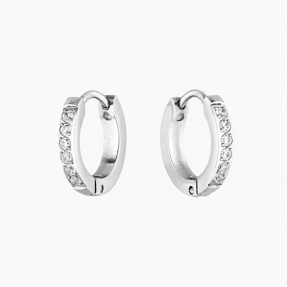 Pavé Sparkle Mini Hoops