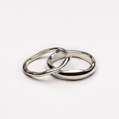 Twin Stacking Ring Set