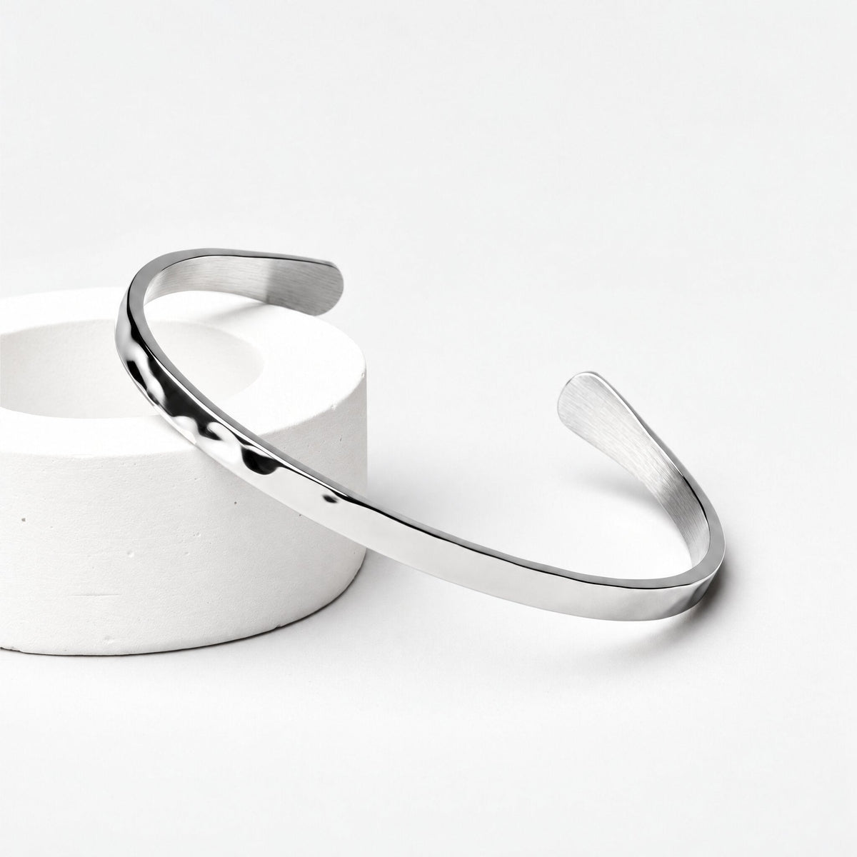 Sunlit Hammered Cuff