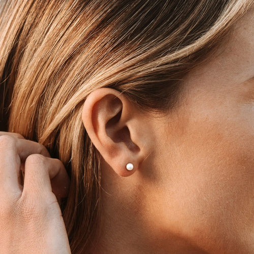 Petite Pearl Studs