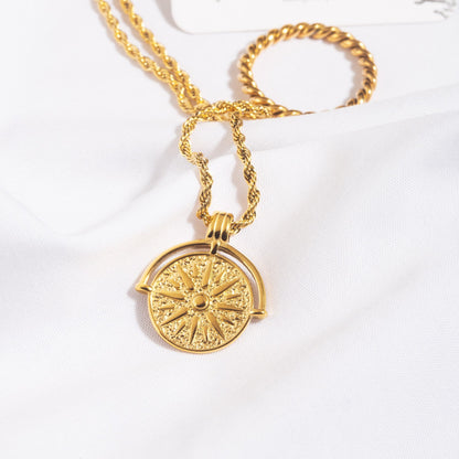Sunburst Pendant Necklace