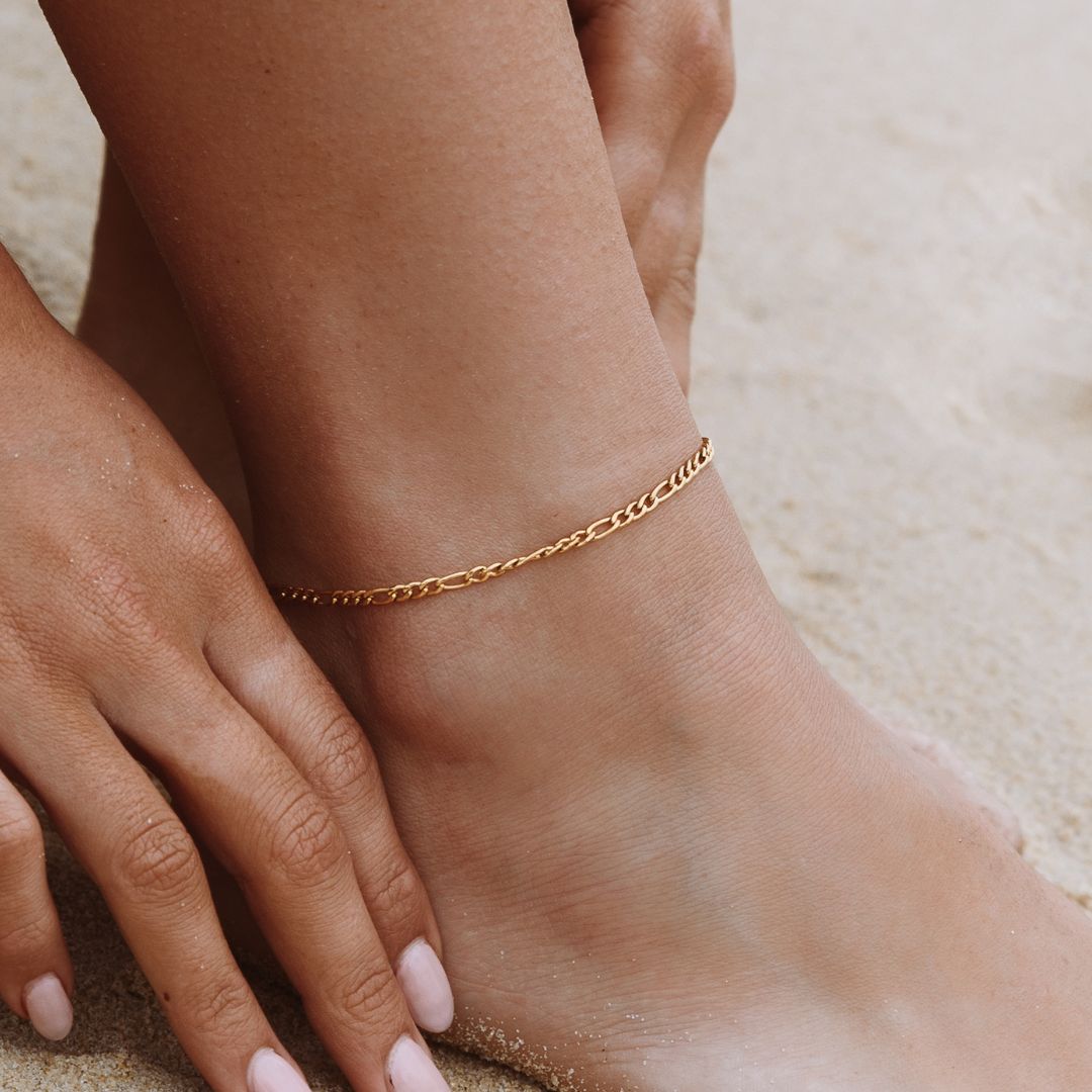 Classic Figaro Chain Anklet