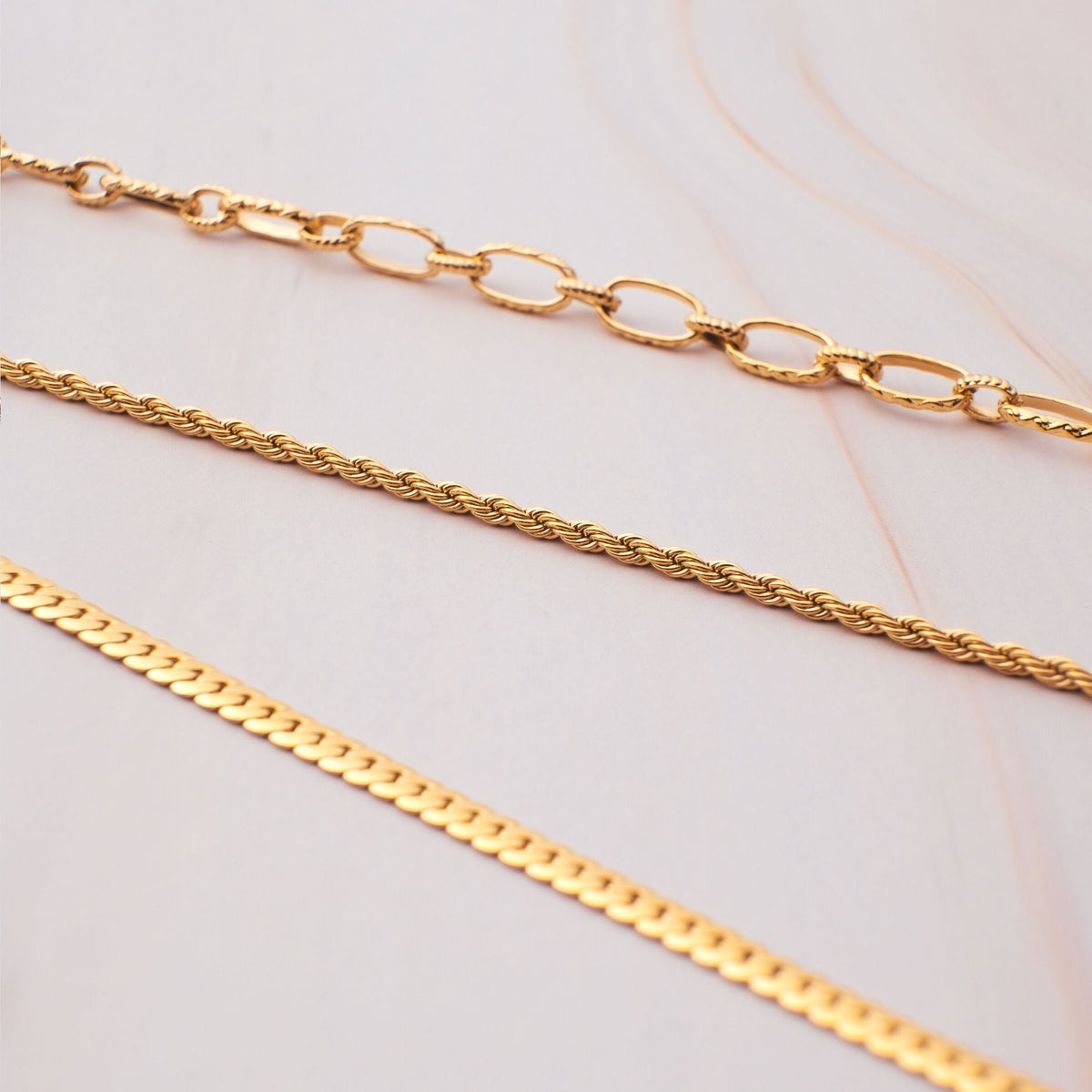 Twisted Rope Chain Choker